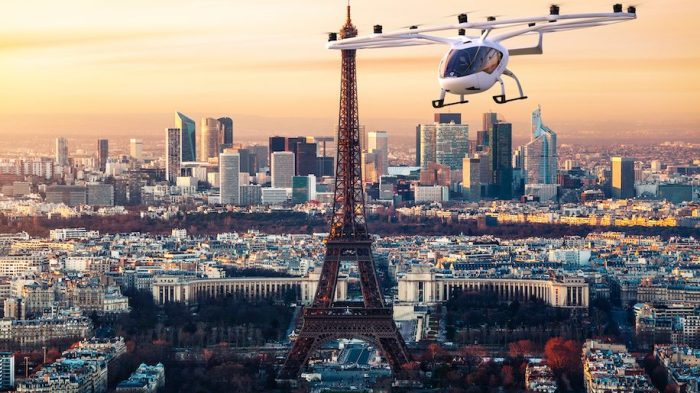 Paris olympics air taxi plans scrapped volocopter evtols
