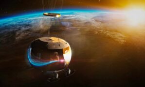 Halo space balloon test flight saudi arabia