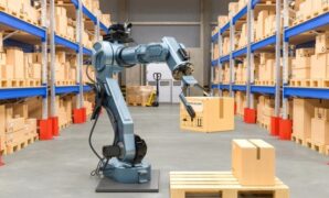 Race power europe warehouse robots
