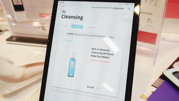 Korean skin care lululab spectricity multispectral camera