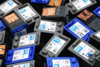 Used Hewlett-Packard ink cartridges